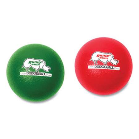 Champion Sports Rhino Skin Dodge Ball Set, 8" Diameter, Assorted Colors, 6/Set (RXD8SET)