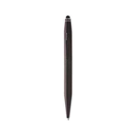 Cross Tech 2 Ballpoint Pen/Stylus, Retractable, Medium 0.7 mm, Black Ink, Black Barrel (AT06521)