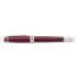 Cross Bailey Roller Ball Pen, Stick, Medium 0.5 mm, Black Ink, Red Barrel (04558)
