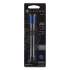 Refills for Cross Ballpoint Pens, Bold Conical Tip, Blue Ink, 2/Pack (81002)