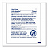 Premoistened Sanitizing Hand Wipes, Individually Wrapped, 5 x 7, Unscented, White, 1,000/Carton (90211M)