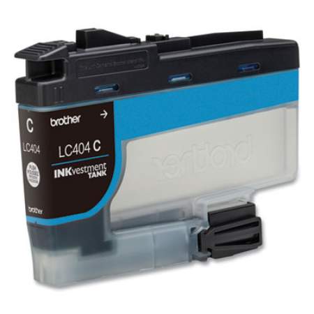 Brother LC404CS INKvestment Ink, 750 Page-Yield, Cyan