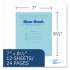 Roaring Spring Examination Blue Book, Wide/Legal Rule, Blue Cover, 8.5 x 7, 12 Sheets (77513)