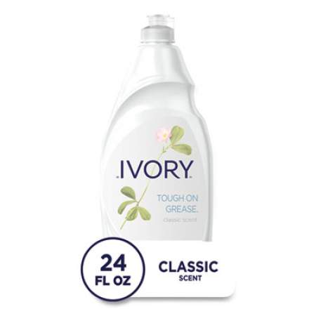 Ivory Dish Detergent, Classic Scent, 24 oz Bottle, 10/Carton (25574)