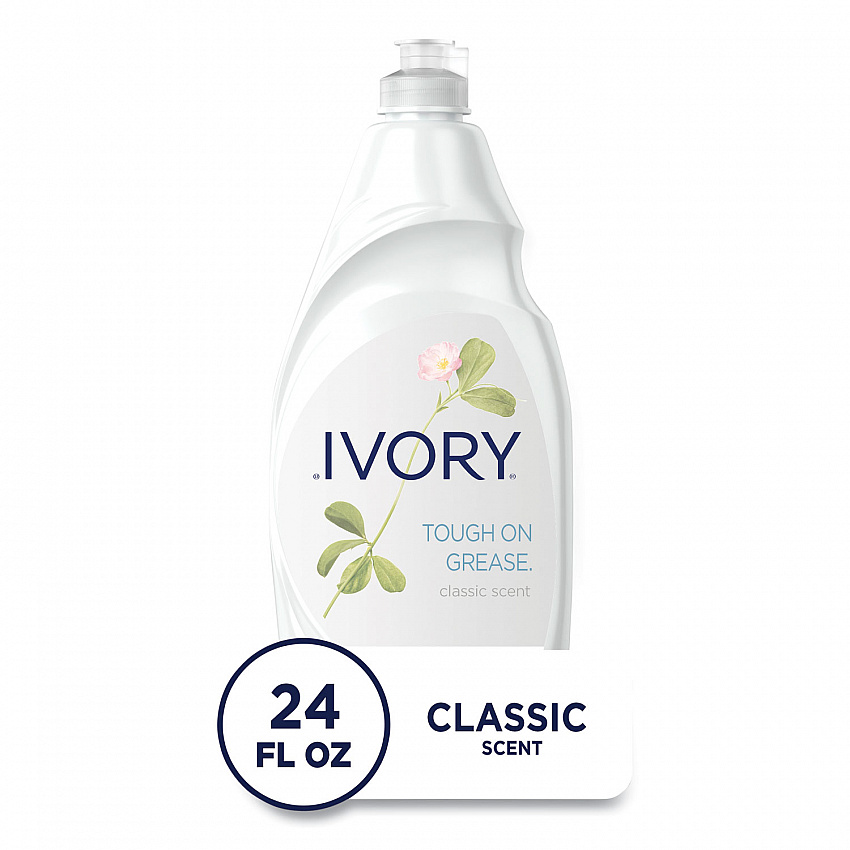 Dish Detergent, Classic Scent, 24 oz Bottle, 10/Carton (25574)