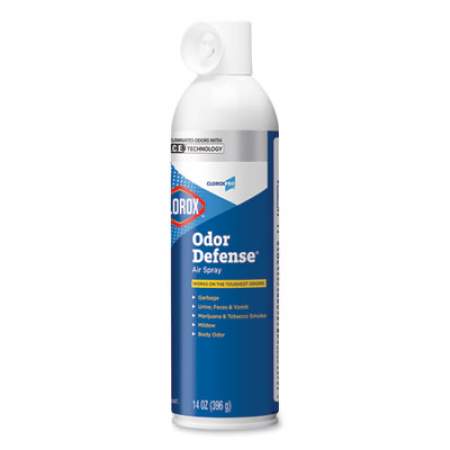 Clorox Commercial Solutions Odor Defense, Clean Air, 14 oz Aerosol Spray, 12/Carton (31711)