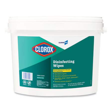 Clorox Disinfecting Wipes, 7 x 8, Fresh Scent, 700/Bucket (31547)