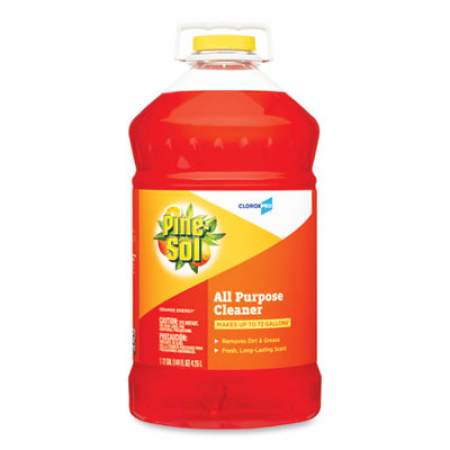 Pine-Sol All-Purpose Cleaner, Orange Energy, 144 oz Bottle, 3/Carton (41772CT)