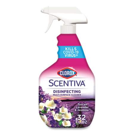 Clorox Scentiva Multi Surface Cleaner, Tuscan Lavender and Jasmine, 32oz, Spray Bottle (31387EA)