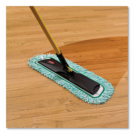 HYGEN Microfiber Fringed Dust Mop Pad, 24w x 9d, Green (Q42600GR00)
