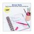 Avery HI-LITER Pen-Style Highlighters, Fluorescent Pink Ink, Chisel Tip, Pink/Black Barrel, Dozen (23592)