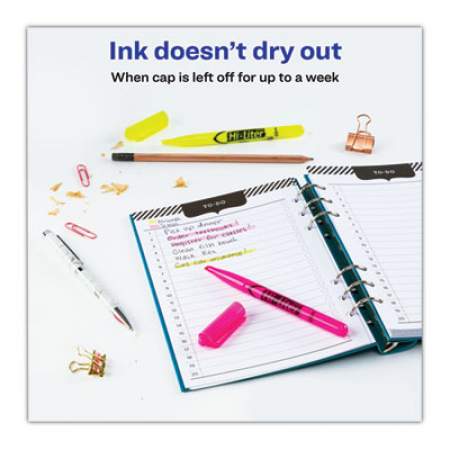 Avery HI-LITER Pen-Style Highlighter Value Pack, Assorted Ink Colors, Chisel Tip, Assorted Barrel Colors, 24/Pack (29861)
