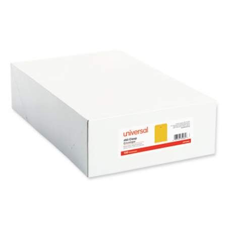 Universal Kraft Clasp Envelope, #93, Square Flap, Clasp/Gummed Closure, 9.5 x 12.5, Brown Kraft, 100/Box (35265)