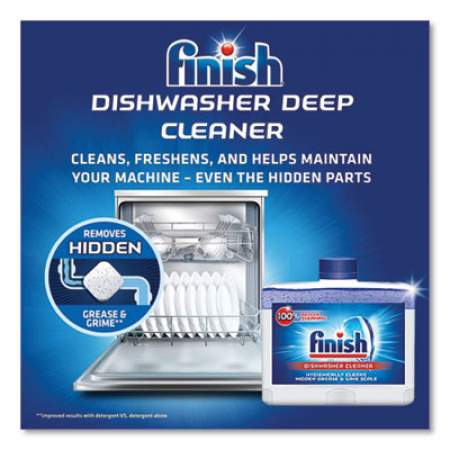 FINISH Dishwasher Cleaner, Fresh, 8.45 oz Bottle (95315EA)
