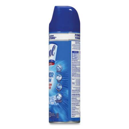 LYSOL Power Foam Bathroom Cleaner, 24 oz Aerosol Spray, 12/Carton (02569CT)