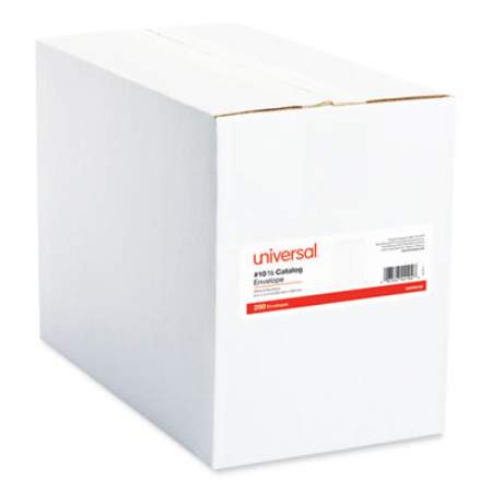 Universal Catalog Envelope, #10 1/2, Square Flap, Gummed Closure, 9 x 12, White, 250/Box (44104)