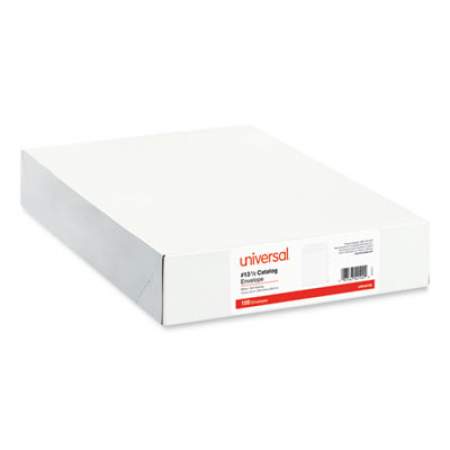 Universal Self-Stick Open-End Catalog Envelope, #13 1/2, Square Flap, Self-Adhesive Closure, 10 x 13, White, 100/Box (42102)