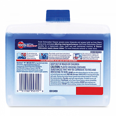 Dishwasher Cleaner, Fresh Scent, 8.45 oz Bottle, 6/Carton (95315)