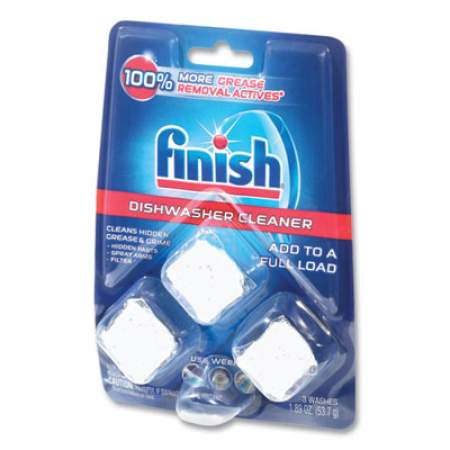FINISH Dishwasher Cleaner Pouches, Original Scent, Pouch, 3 Tabs/Pack (98897PK)