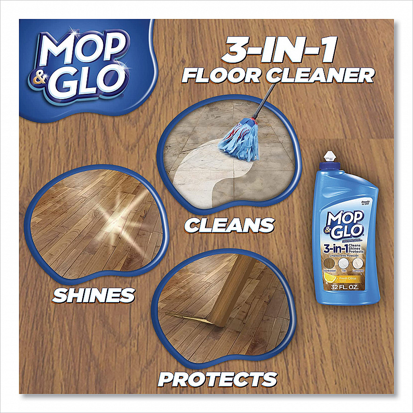 Ready to Use Multi-Surface Floor Cleaner, Fresh Citrus Scent, 32 oz Bottle (89333)