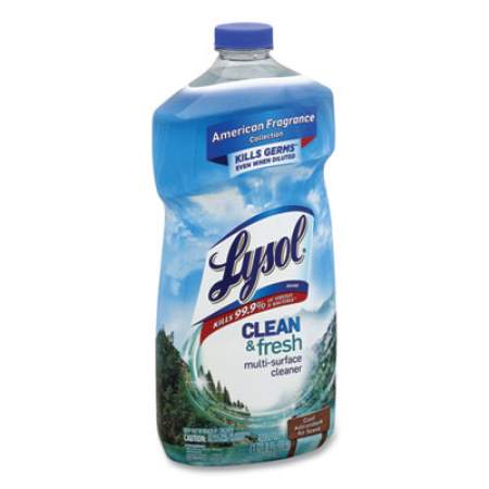 LYSOL Clean and Fresh Multi-Surface Cleaner, Cool Adirondack Air, 40 oz Bottle (78630)