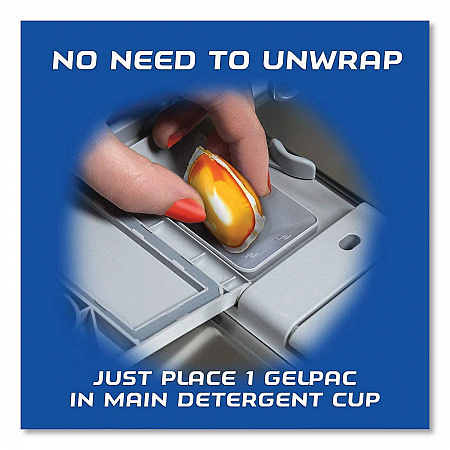 Dish Detergent Gelpacs, Orange Scent, 54/Box (81181)