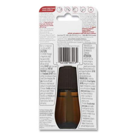Air Wick Essential Mist Refill, Cinnamon and Crisp Apple, 0.67 oz Bottle, 6/Carton (98553)