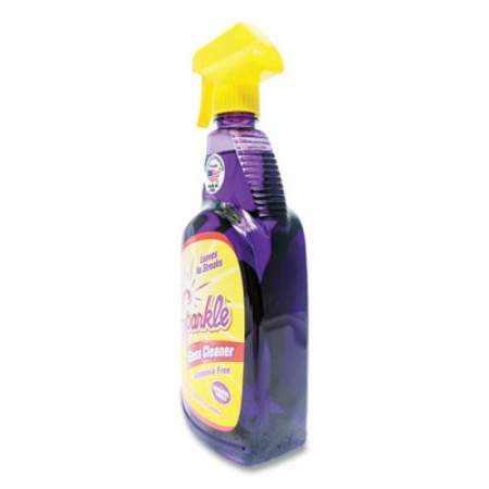 Sparkle Glass Cleaner, 33.8 oz Spray Bottle, 12/Carton (20345CT)