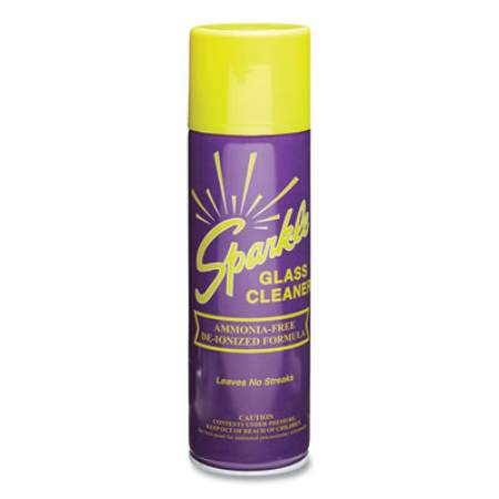 Sparkle Glass Cleaner, 20 oz Aerosol Spray, 12/Carton (20620CT)