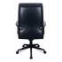Tempur-Pedic by Raynor 300 Leather High-Back Chair, Supports Up to 250 lb, 19.57" to 22.56" Seat Height, Black (TP300)