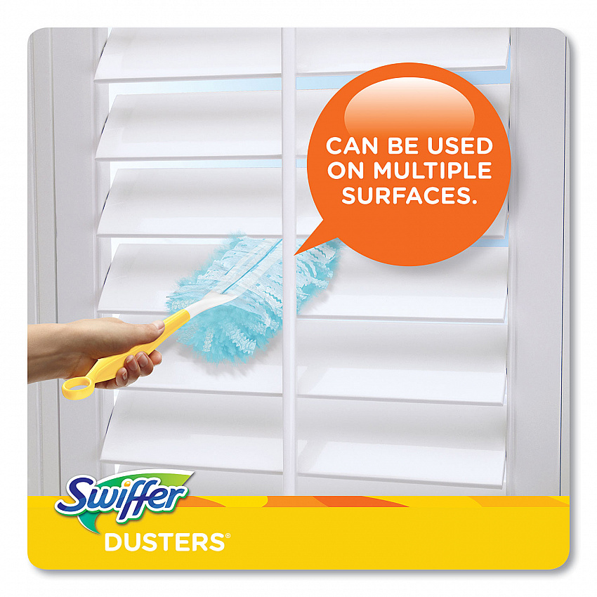 Dusters Refill, Fiber Bristle, Light Blue, 18/Box (99036BX)