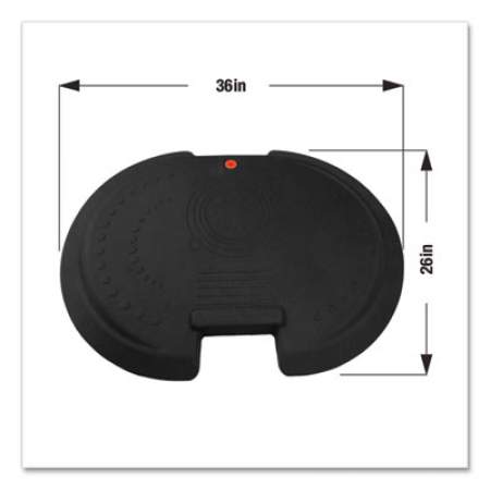 Floortex AFS-TEX 5000 Anti-Fatigue Mat, Bespoke, 26 x 36, Midnight Black (FCA5XBK2535)