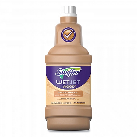 WetJet System Cleaning-Solution Refill, Blossom Breeze Scent, 1.25 L Bottle, 4/Carton (77133)