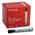 Universal Dry Erase Marker Value Pack, Broad Chisel Tip, Black, 36/Pack (43655)
