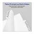 Preprinted Legal Exhibit Side Tab Index Dividers, Avery Style, 26-Tab, L, 11 x 8.5, White, 25/Pack, (1412) (01412)