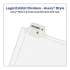 Preprinted Legal Exhibit Side Tab Index Dividers, Avery Style, 25-Tab, 1 to 25, 14 x 8.5, White, 1 Set, (1430) (01430)