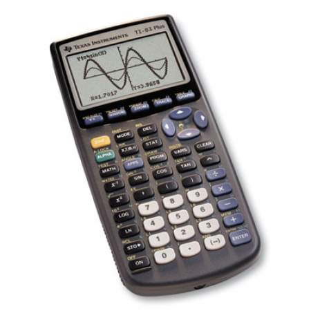 Texas Instruments TI-83Plus Programmable Graphing Calculator, 10-Digit LCD
