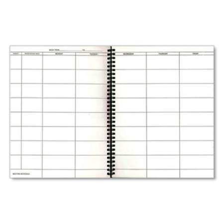 National Teacher's Plan Book, Weekly, Two-Page Spread (Nine Classes), 11 x 8.5, Black Cover (33995)