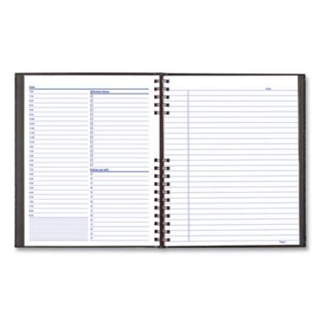 Blueline NotePro Undated Daily Planner, 10.75 x 8.5, Black Cover, Undated (A30C81)