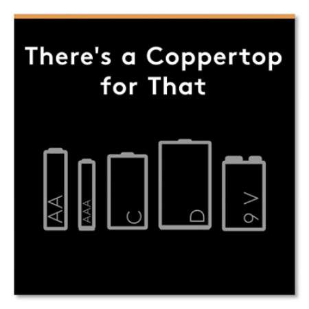 Duracell CopperTop Alkaline C Batteries, 8/Pack (MN14RT8Z)