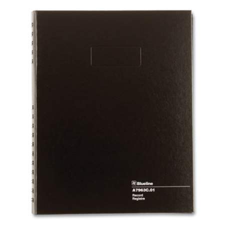 Blueline AccountPro Records Register Book, Black Cover, 9.5 x 6 Sheets, 300 Sheets/Book (A7963C01)