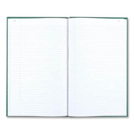 National Emerald Series Account Book, Green Cover, 12.25 x 7.25 Sheets, 150 Sheets/Book (56111)