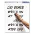 National Write On-Cling On Easel Pad, Unruled, 35 White 27 x 34 Sheets (24391)