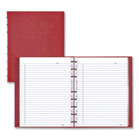 Blueline MiracleBind Notebook, 1 Subject, Medium/College Rule, Red Cover, 9.25 x 7.25, 75 Sheets (AF915083)