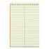 National Standard Spiral Steno Pad, Gregg Rule, Brown Cover, 60 Eye-Ease Green 6 x 9 Sheets (36646)