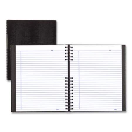 Blueline NotePro Notebook, 1 Subject, Medium/College Rule, Black Cover, 11 x 8.5, 150 Sheets (A10300BLK)