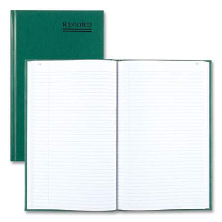 National Emerald Series Account Book, Green Cover, 12.25 x 7.25 Sheets, 300 Sheets/Book (56131)