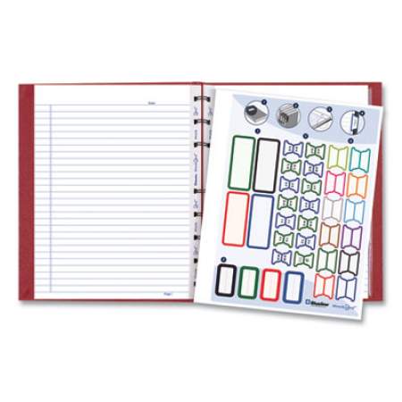 Blueline MiracleBind Notebook, 1 Subject, Medium/College Rule, Red Cover, 9.25 x 7.25, 75 Sheets (AF915083)