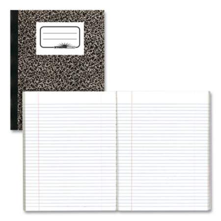 National Composition Book, Medium/College Rule, Black Marble Cover, 10 x 7.88, 80 Sheets (43461)