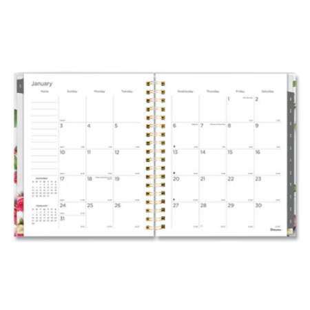 Blueline Romantic Weekly/Monthly Hard Cover Planner, Romantic Roses Artwork, 9.25 x 7.25, Multicolor Cover, 12-Month (Jan-Dec): 2022 (C3600201)